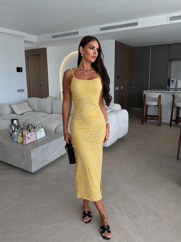 Natia dress yellow