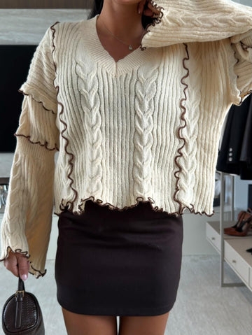 Hannah sweat beige - U20606