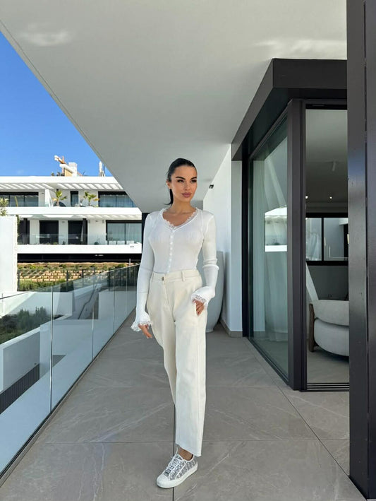 Carlah bluse White  - 05984