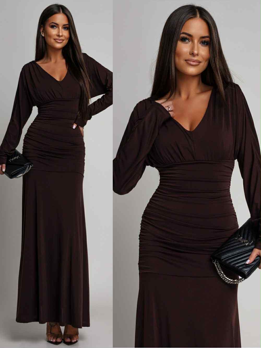 Mizty dress Brown   - A1273
