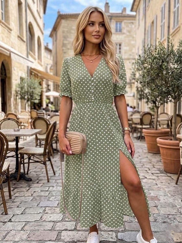 Zolla dress army dot - 2343-29