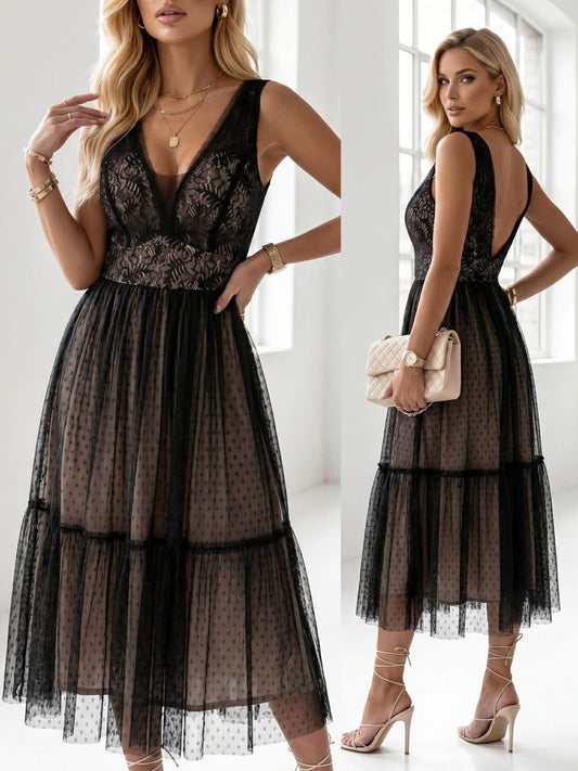 Scana dress black - 23097 WWZ