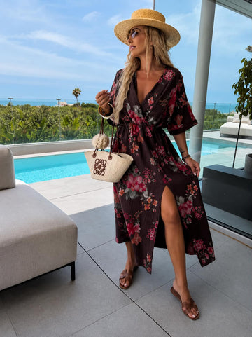 Penelopa dress brown