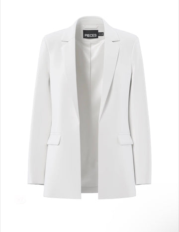 Pcbozzy ls loose blazer cloud dancer