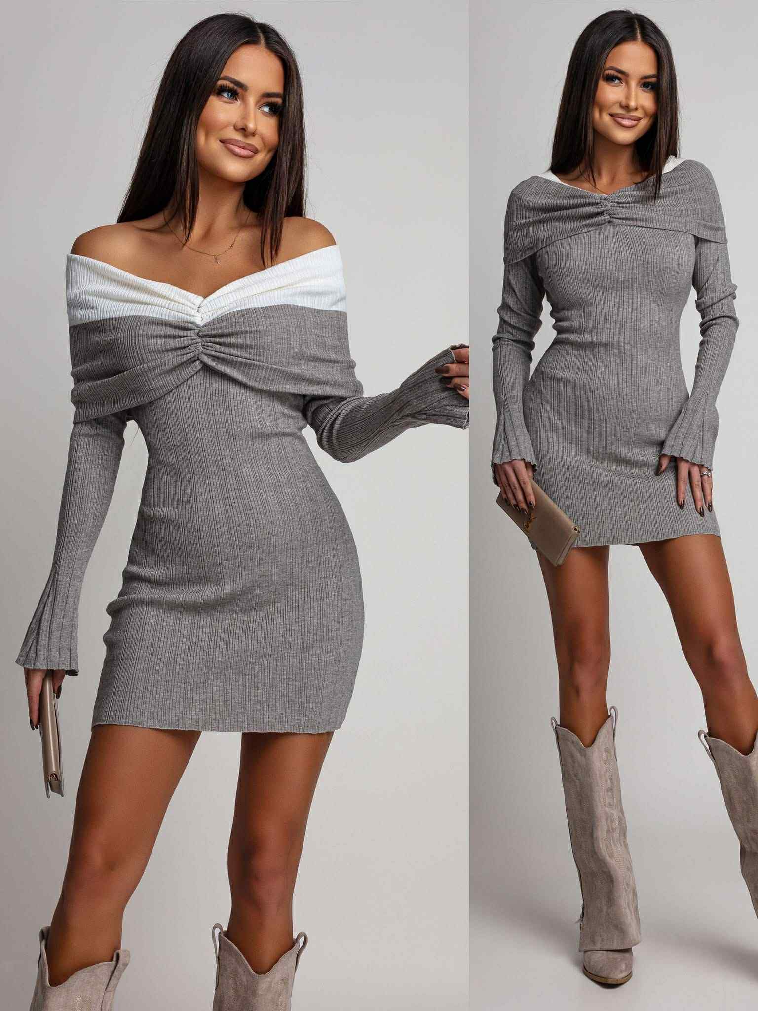 Fryna dress Grey - RX5062