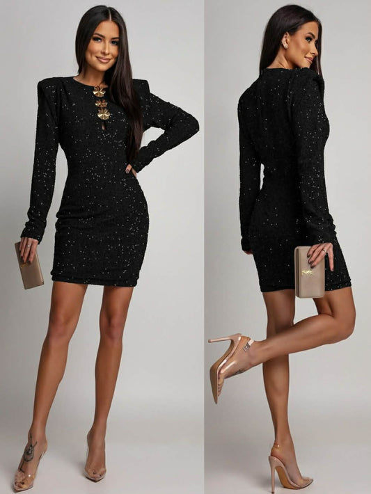 Zaka dress Black  - JR1273-6