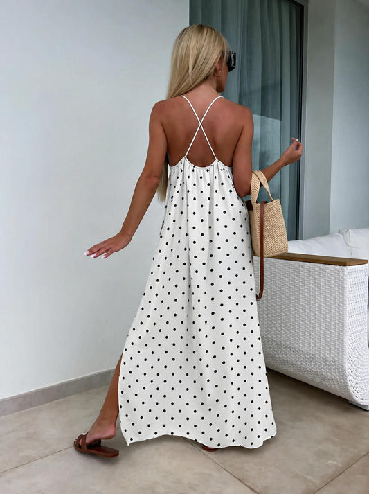 Wita dot dress White 6097 556