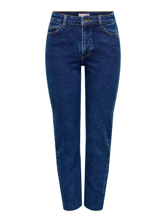 JDYLULLU HWSTRAIGHT ANK JEANS DB NOOS