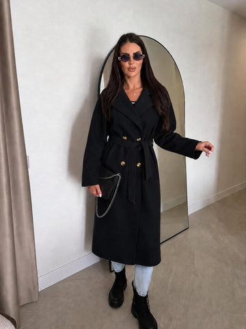 Kayla trenchcoat Black - 6331