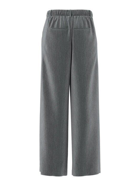 PCKAMIL HW WIDE PANT NOOS BC Dark Grey Melange