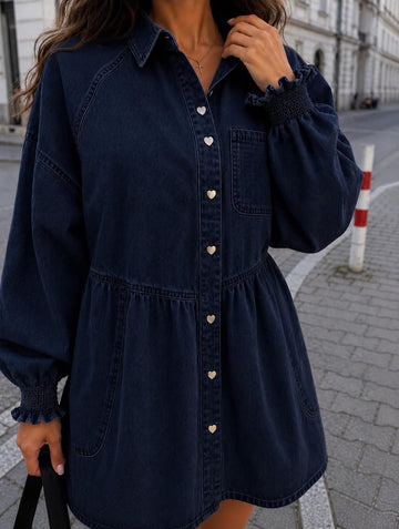 Trendi denim dress Dark - MG746