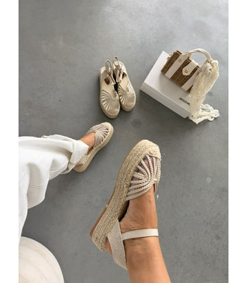 Almon sandal  Golden - H8-1176A