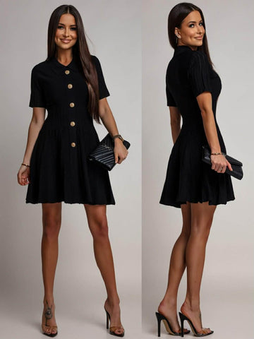 Miilki dress Black - KPU1288-6