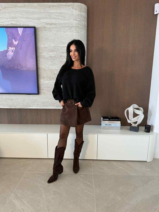 Caboy Leo Knit Black  - AT8534