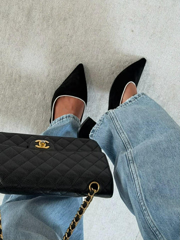 Niklo Slingback Black  - 22-378