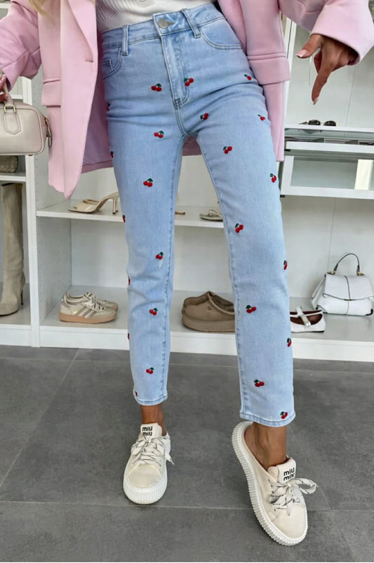 Kirna Cherry mom jeans - RD3357