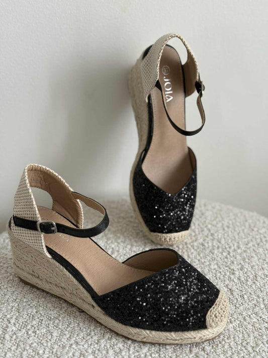 Marietta kilehæl Black ew9 12345