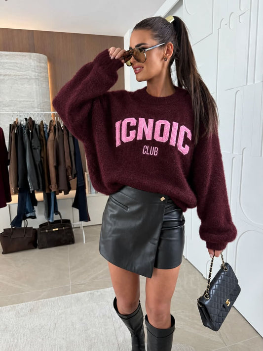 Icnoic sweat Bordeaux  - 313 556