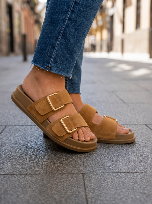Monrroe slippers khaki - DM518