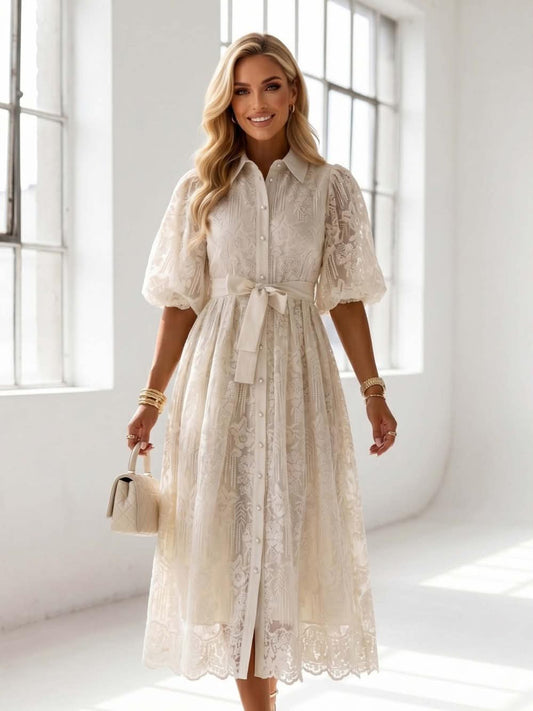 Giroa lace dress - W53254