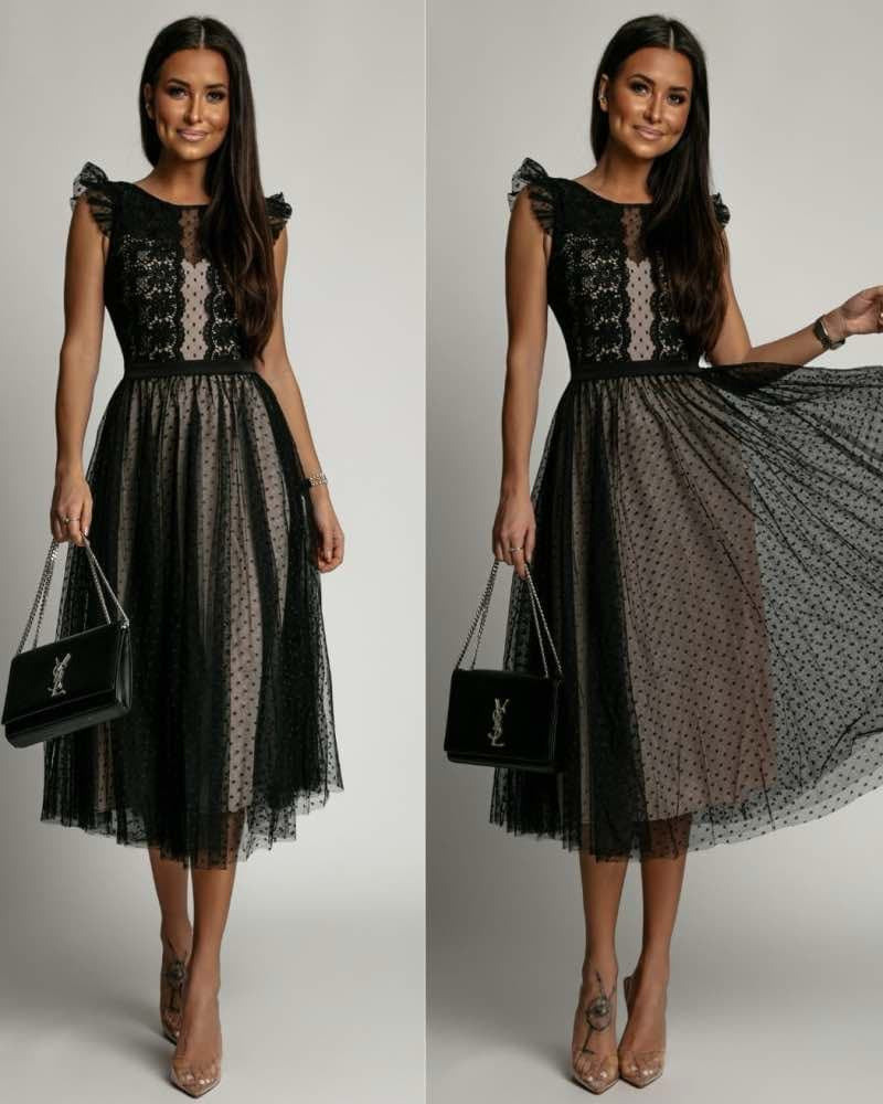 Mikala dress black   -20320