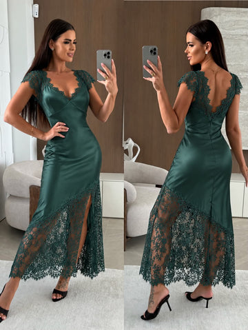 Milkka dress green - OY7396