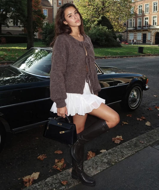 Tillia boots brown pu - WZ-151