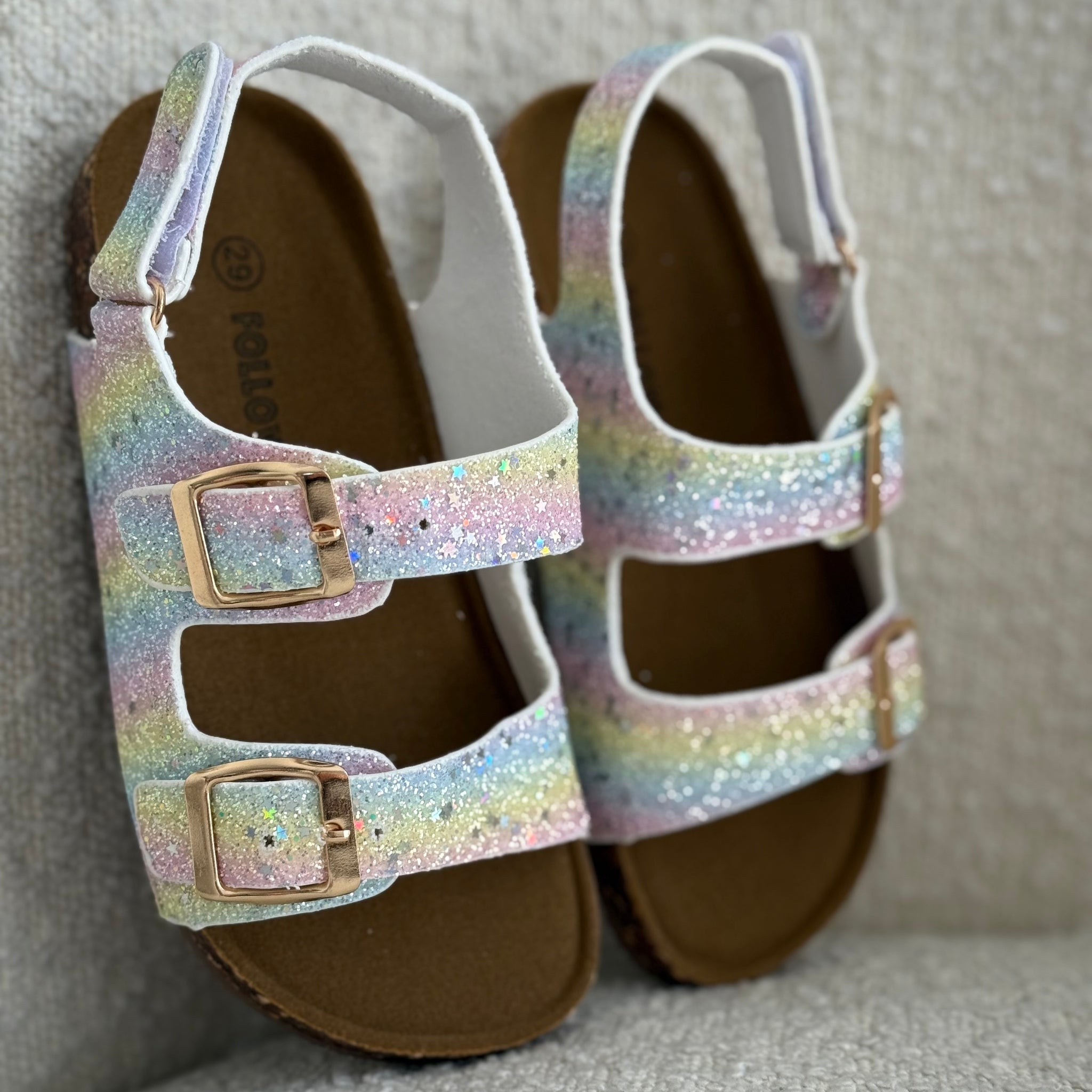 KIDS edith slippers rainbow