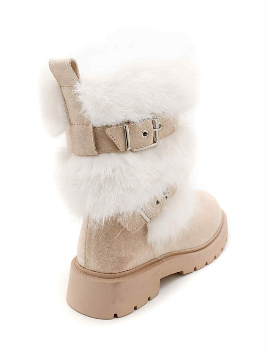 Karrin fur boots Beige- 2535