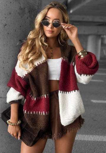 Kanada sweat Bordeaux/brown