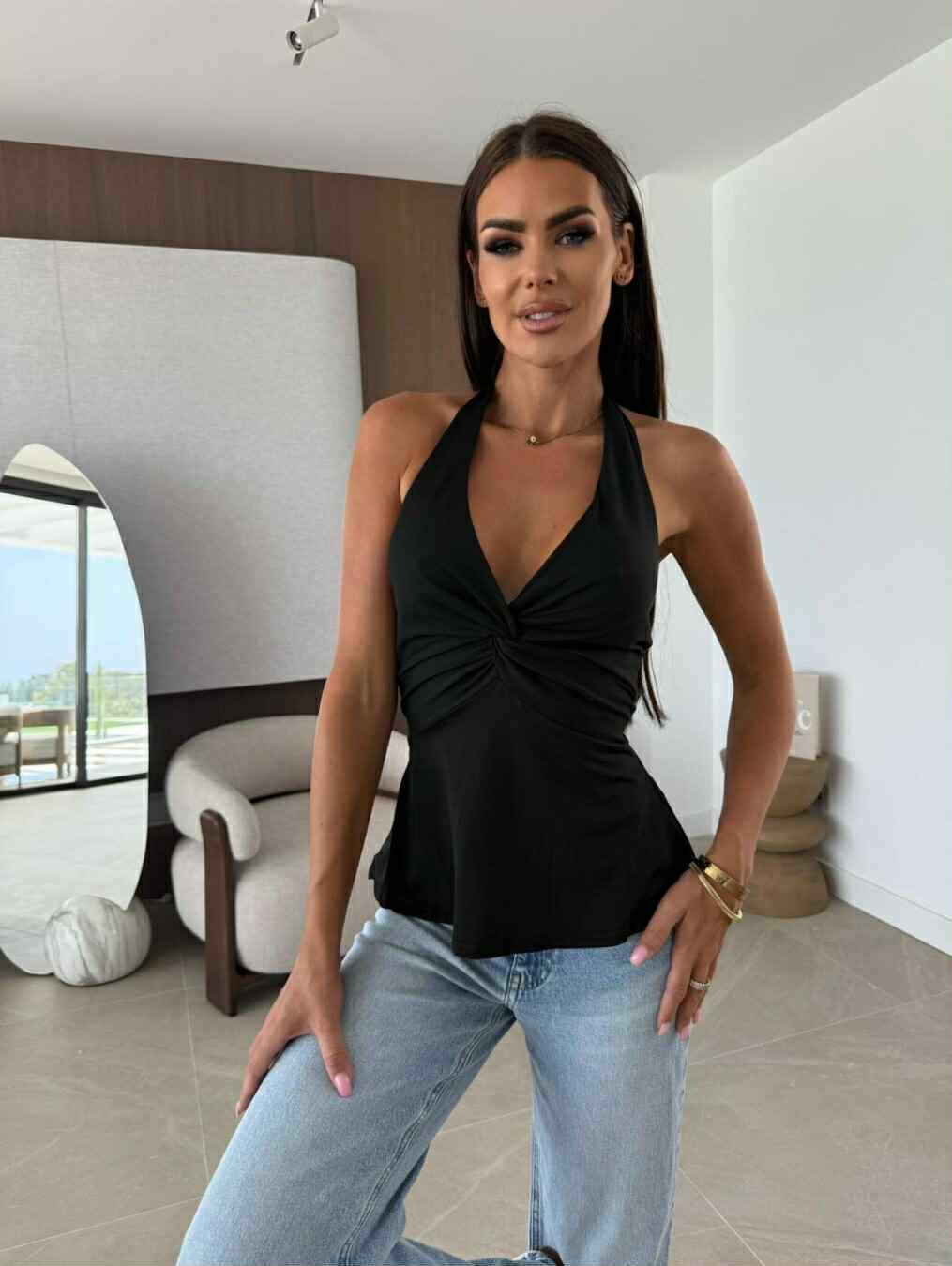 Vaneza top black   - 61895