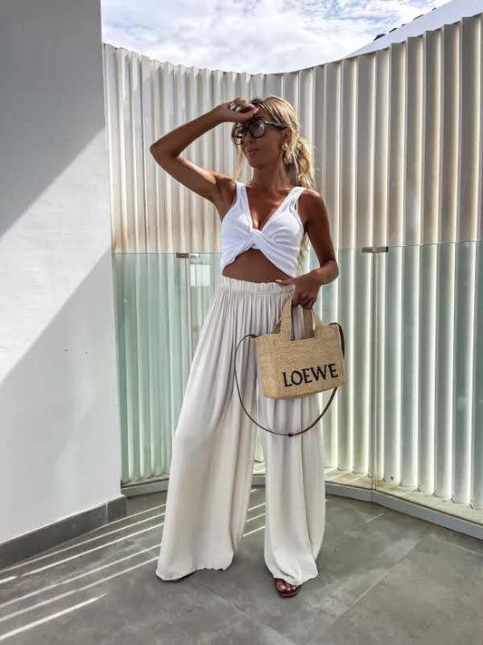 Nessa pants beige - 31098