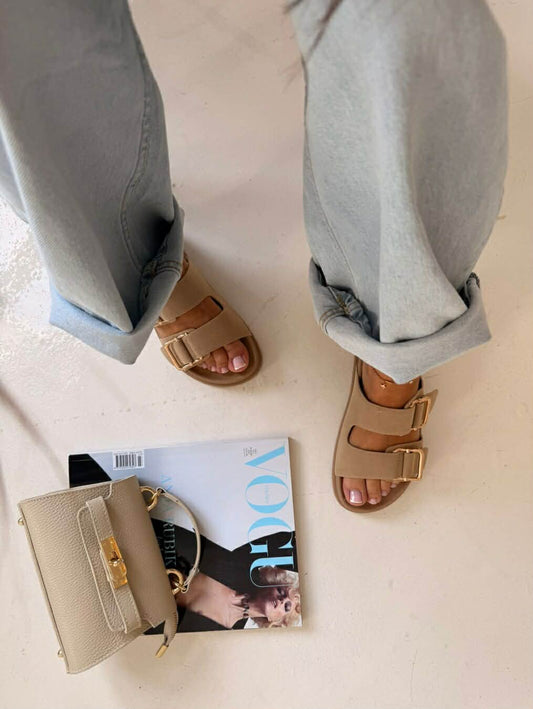 Mynta slippers khaki  - DM518