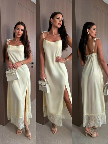 Thanja dress yellow   - OY6995