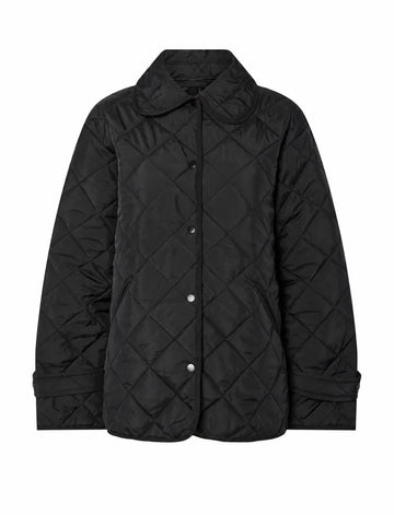 PCEMILY SHORT QUILTED JACKET NOOS BC BLACK