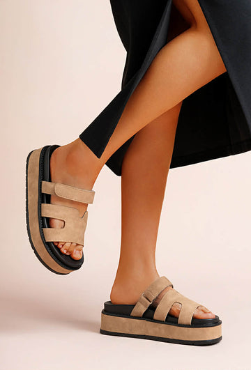 Dreasen sandals khaki  - L515