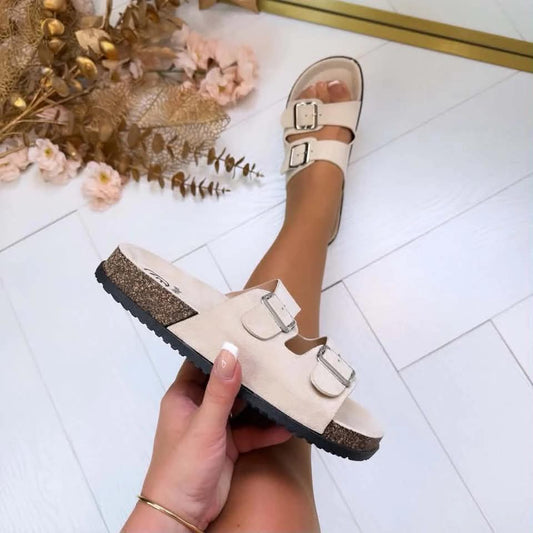 Mou slippers beige