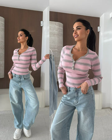 Dropine bluse rosa - 6868