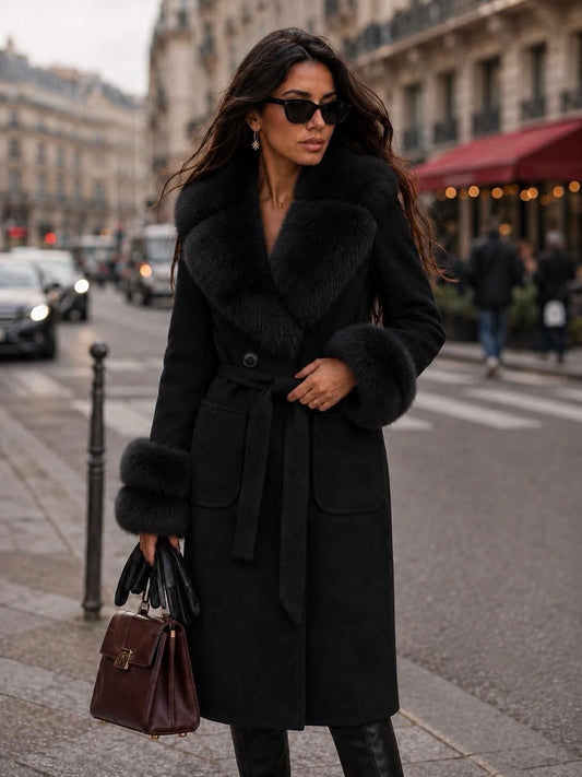 Tuva lux coat Black - 202358