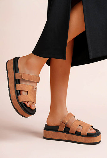Dreasen sandals camel  - L515