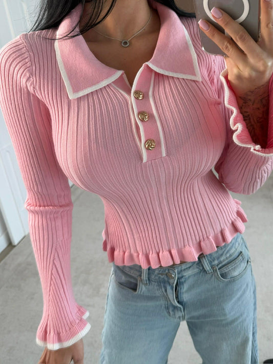 Kafia bluse rosa  - 06005