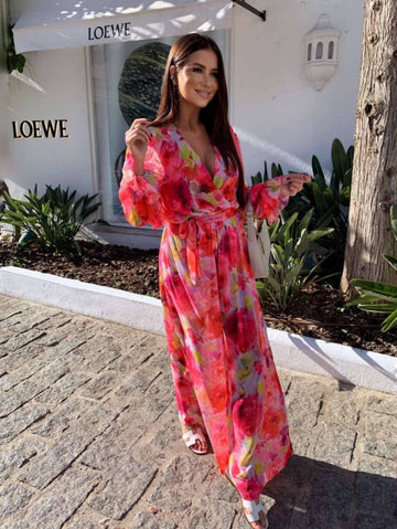 Zophia jumpsuit koral mix