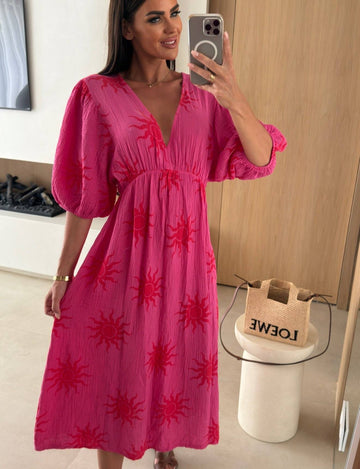 Sunny dress pink - 8372