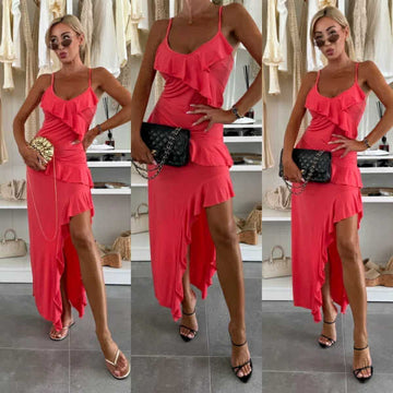 Miran dress corail - A1077