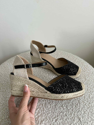 Marietta kilehæl Black ew9 12345
