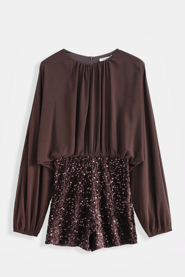Jamia dress brown  - PS9818