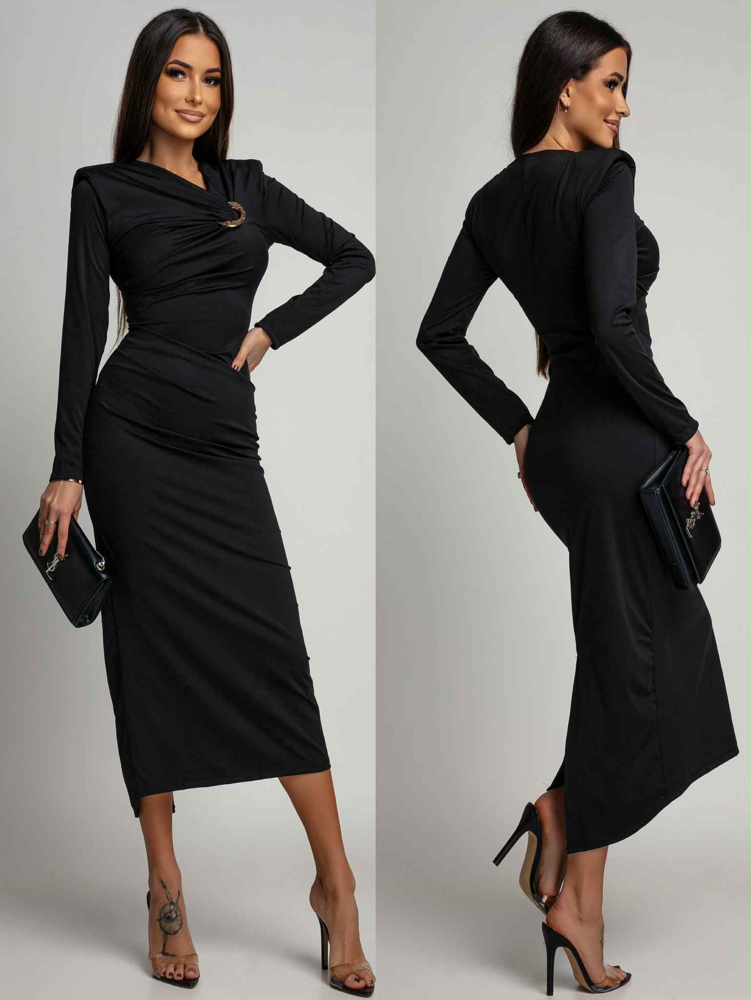 Adem dress Black - c-44020