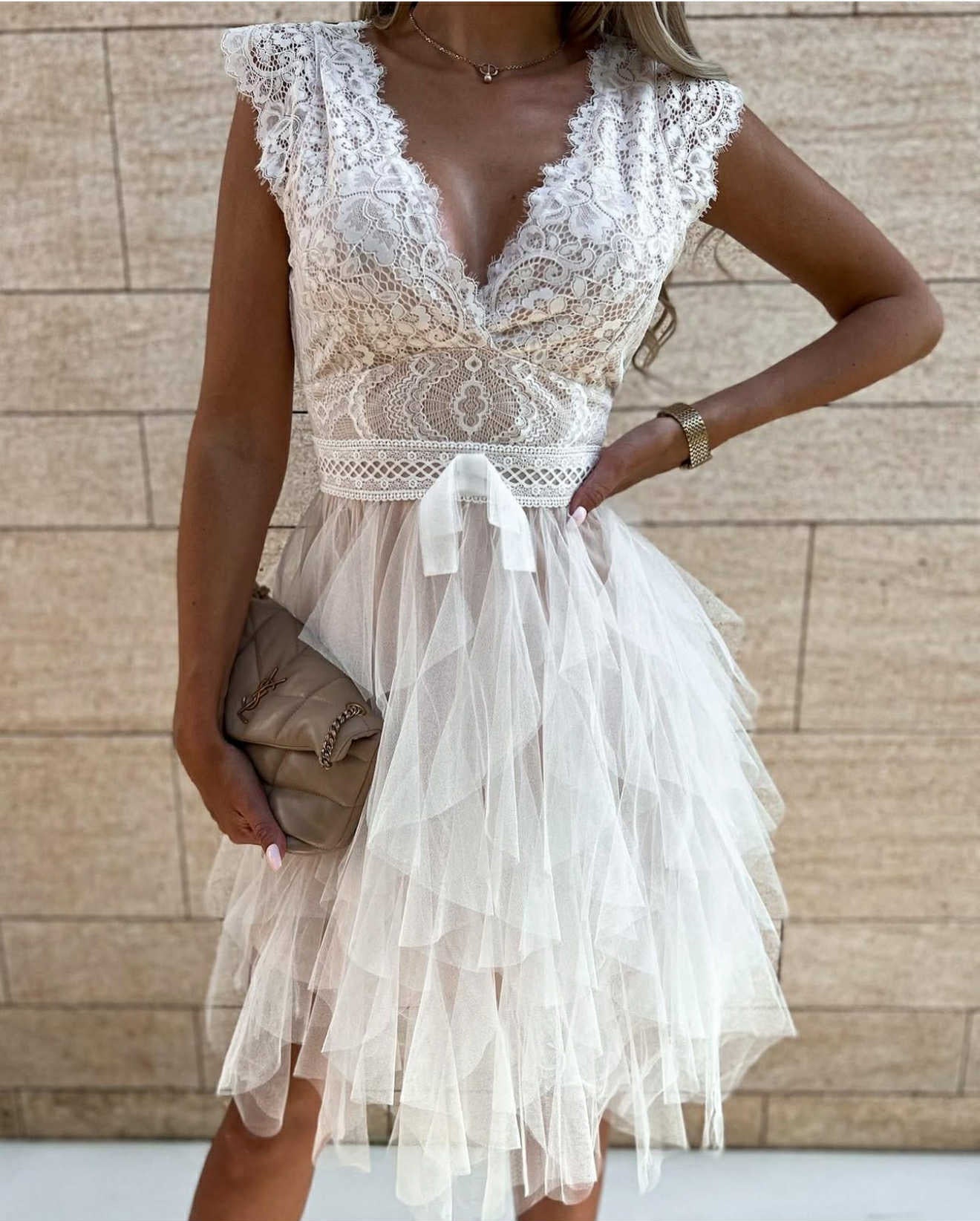 Somela dress white - 21210