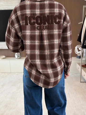Icon shirt brown - CY5779