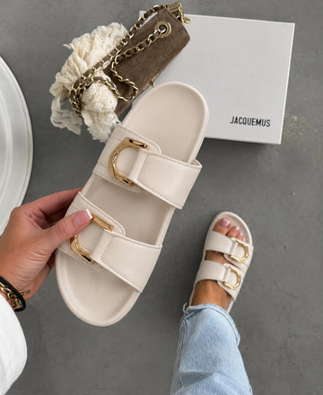 Jovi slippers beige   - 556 12345